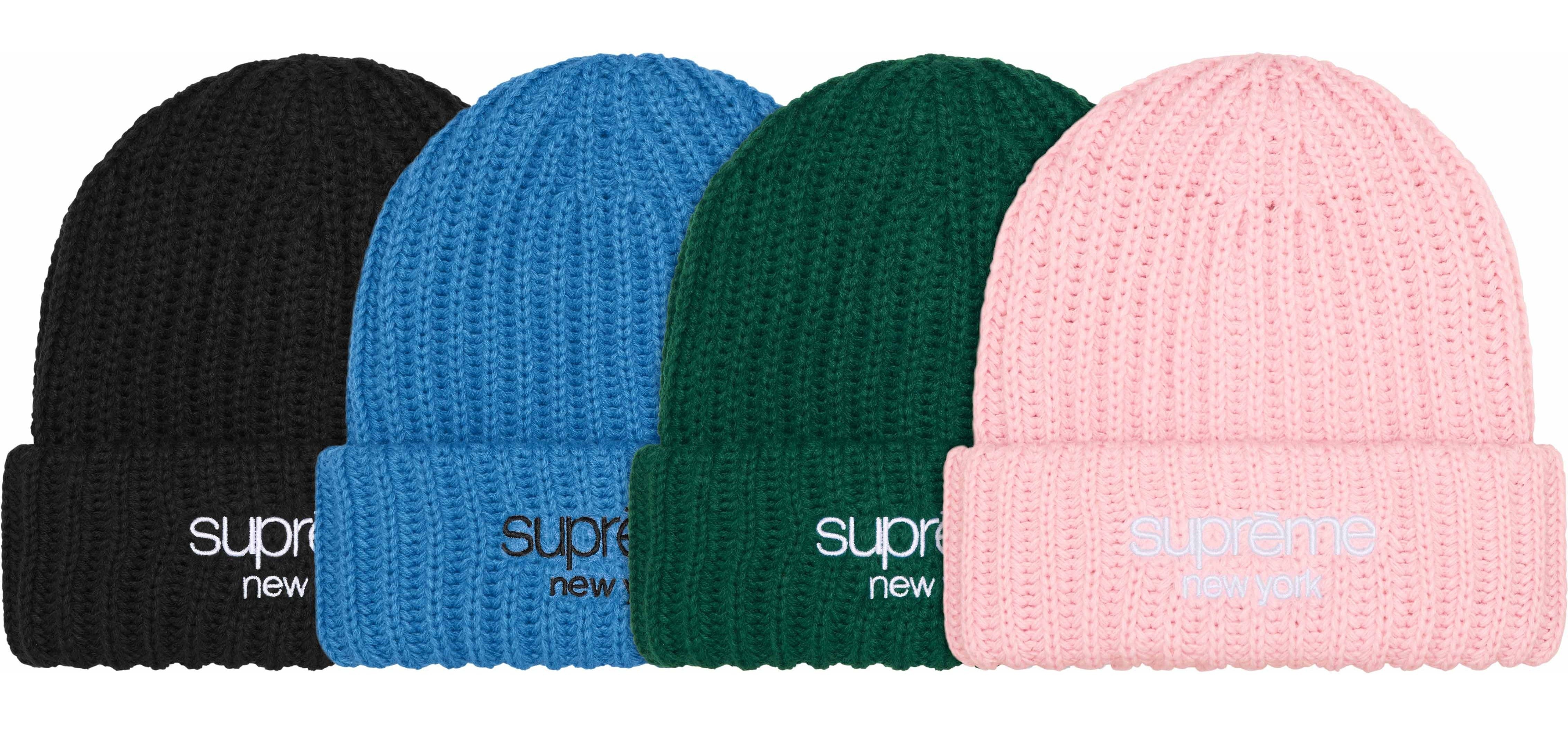 Classic Logo Chunky Ribbed Beanie
